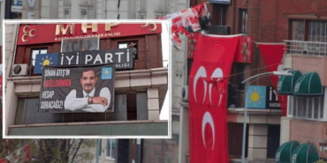 Kastamonu'da Sinan Ateş Pankartı Gerginliği: MHP Bayrağı İYİ Parti Pankartının Üzerini Kapattı!
