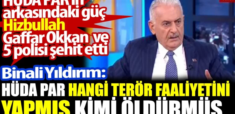 Binali Yıldırım: Hüda Par Teröre Bulaşmış Bir Parti Değil